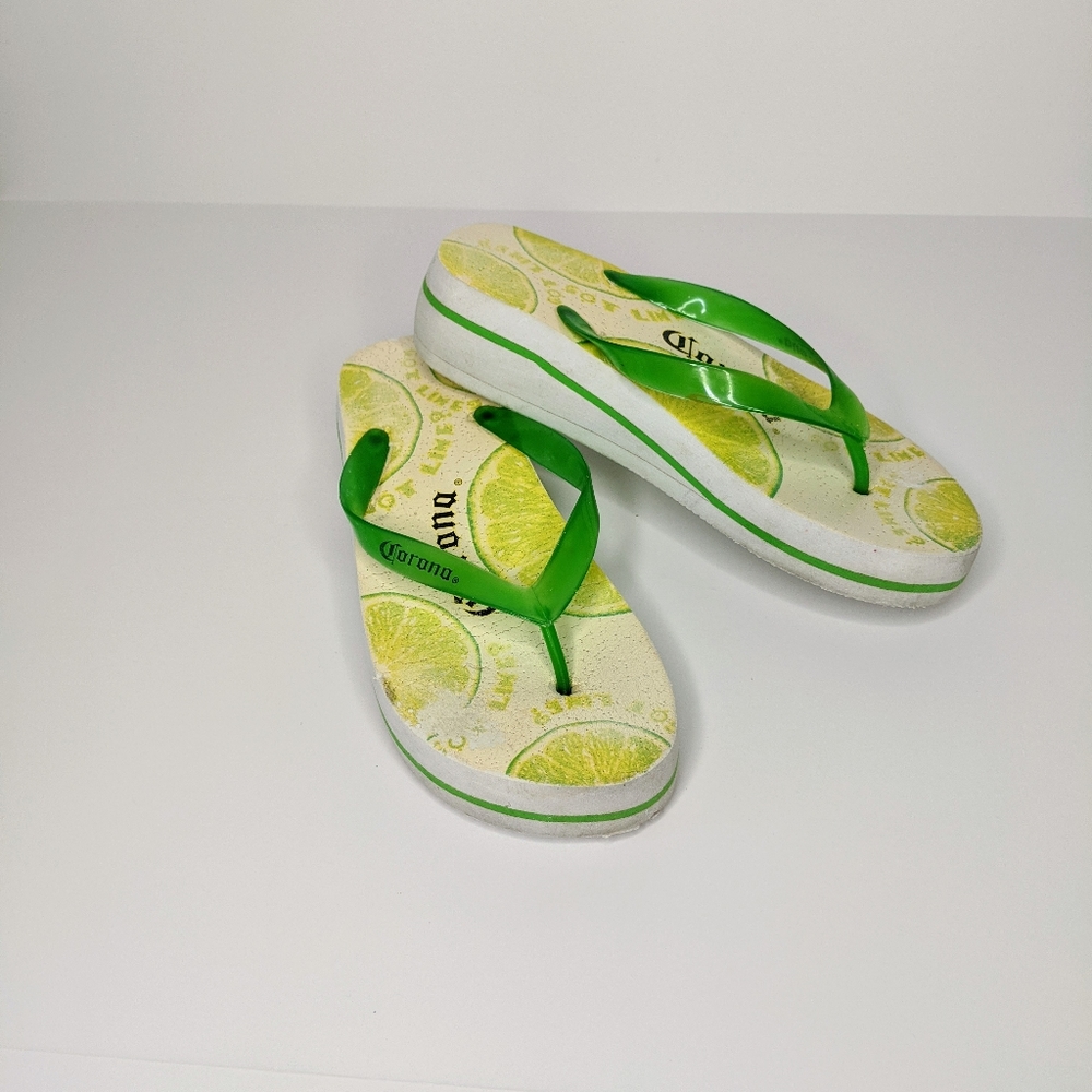 Y2K Corona Platform Flip Flops Size 8